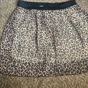 Cheetah print skirt